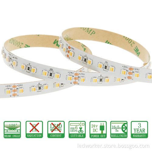China Supplier DC 12V 24V 220V LED Strip Lights: 60LED, 120LED, 3014, 5630, 2835 White